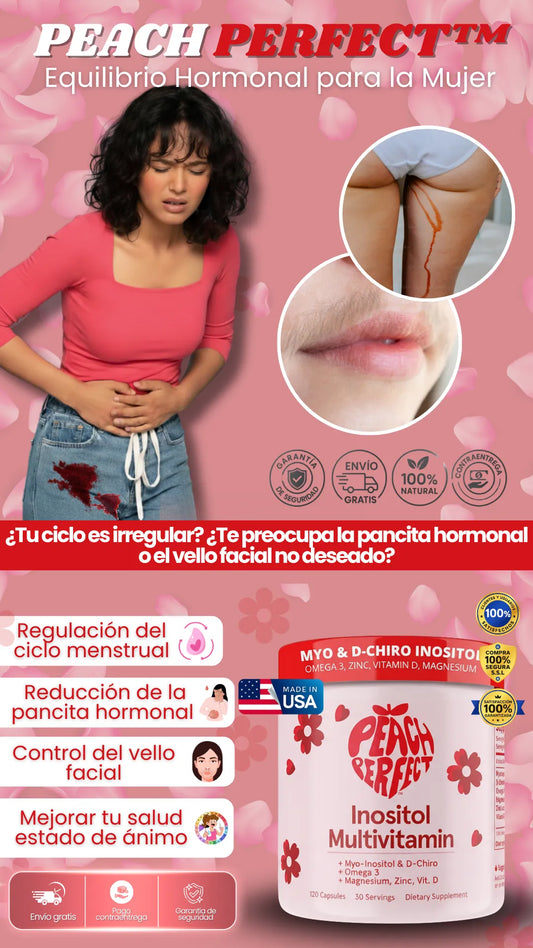 PEACH PERFECT | Regula tu periodo y equilibra tus hormona