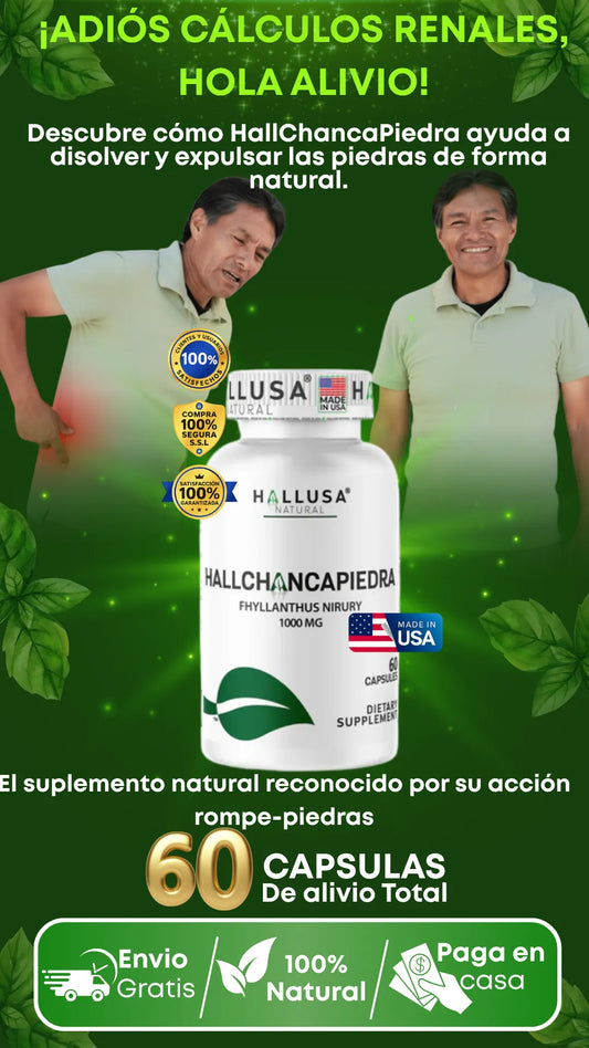 CHANCAPIEDRA | Disuelve y expulsa las piedras sin dolor