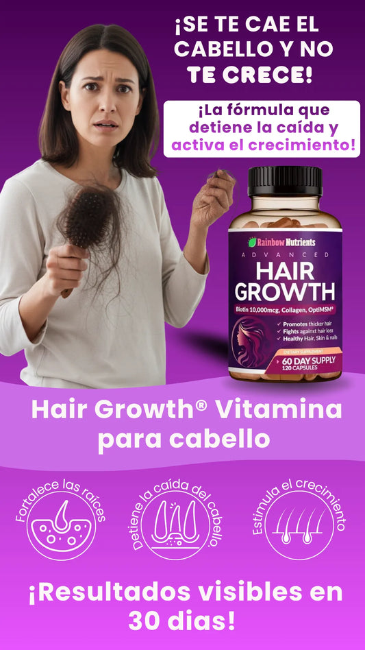Hair Growth | Detén la caída y fortalece tu cabello