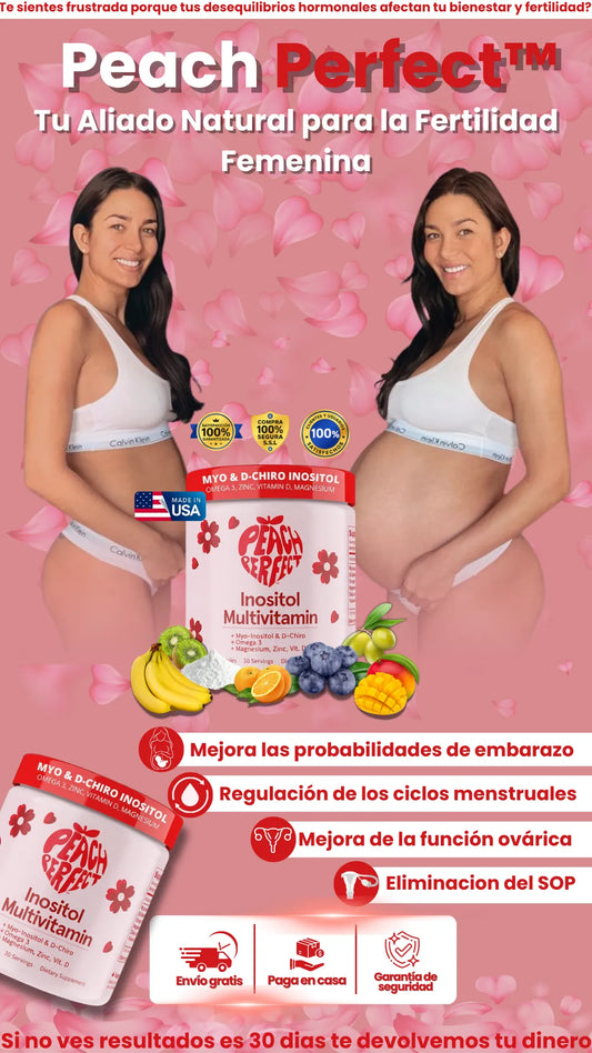 PEACH PERFECT | Potencia tu fertilidad y logra tu embarazo